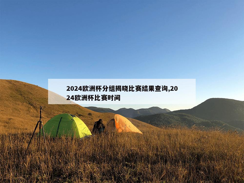 2024欧洲杯分组揭晓比赛结果查询,2024欧洲杯比赛时间